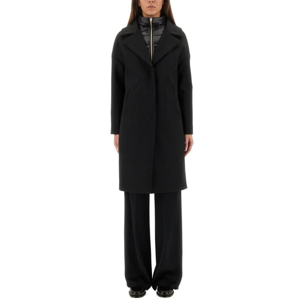 Herno Women Herno Women Wool Coat With Technical Bib